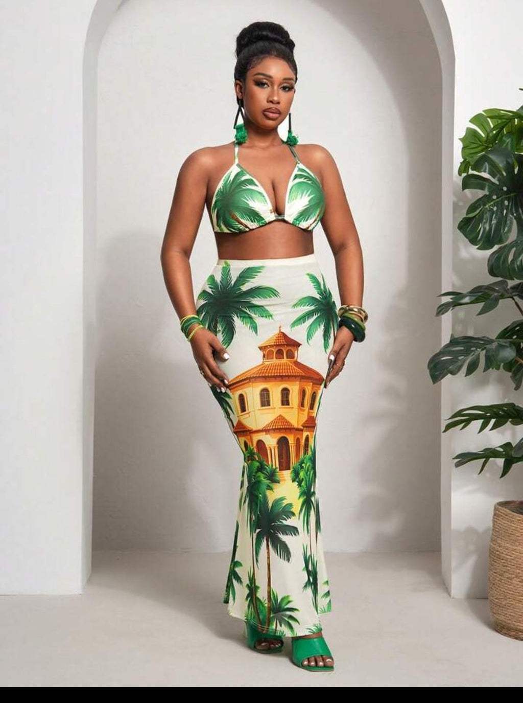 0xl two peice beach wear