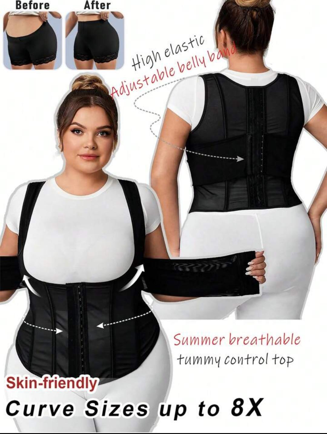 Plus-size 8xl tummy control